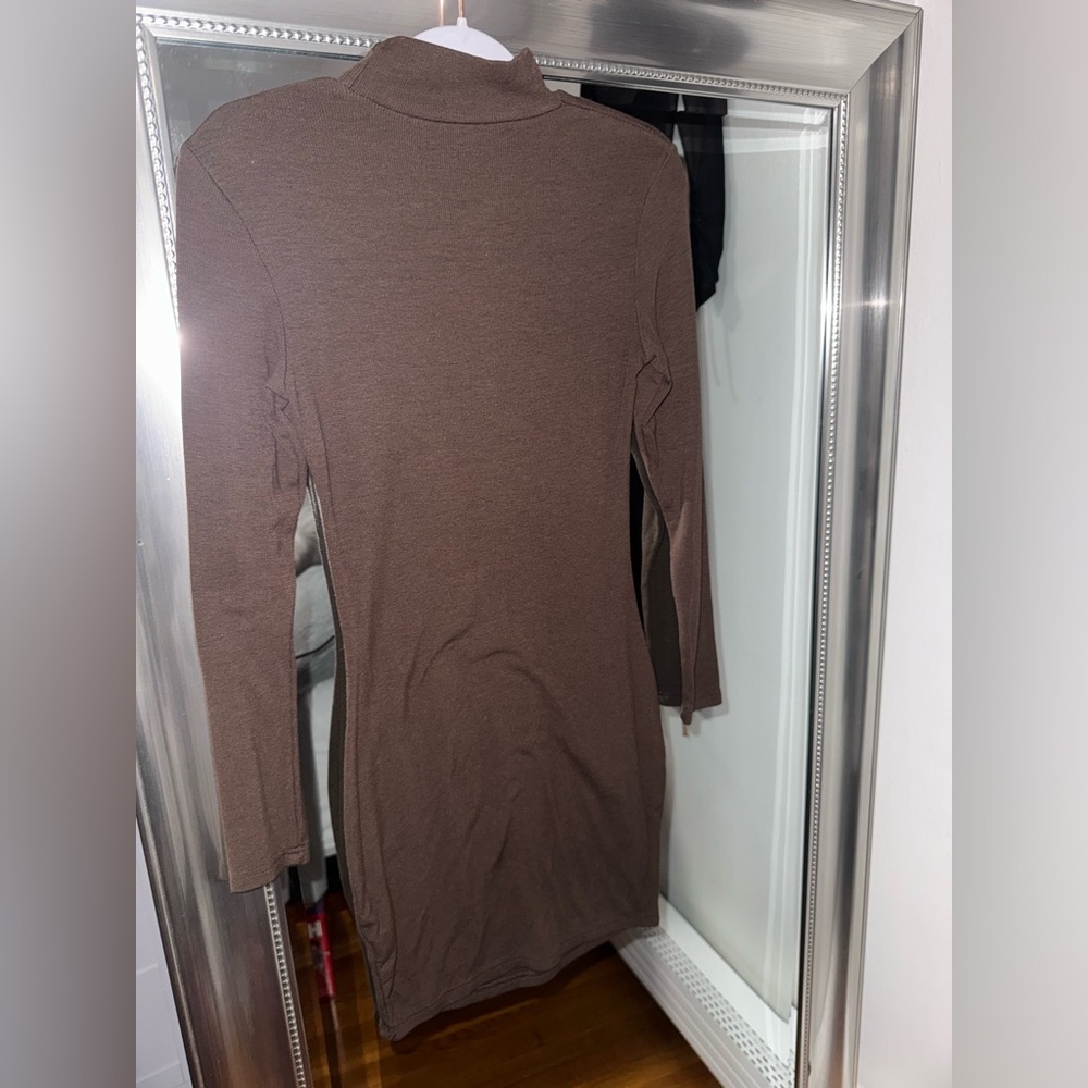 SHEIN Brown Mini Dress